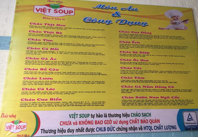 Quán cháo Việt Soup 