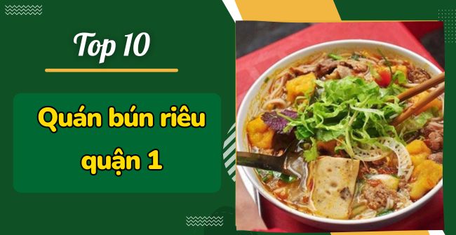 Quán bún riêu quận 1