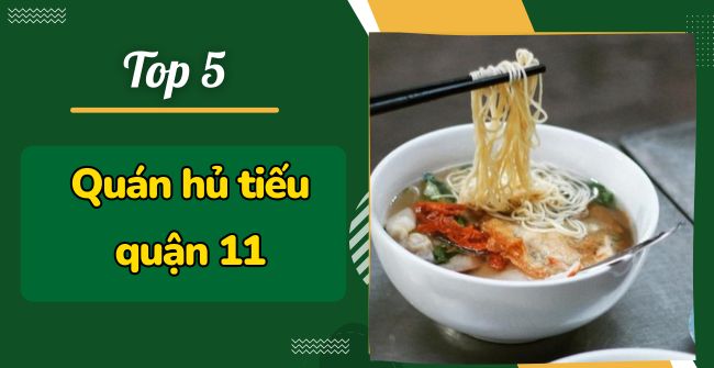 Quán hủ tiếu quận 11